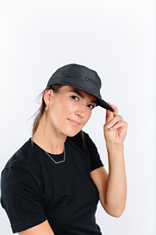 indoorskiandboard Black Quick Dry Hat